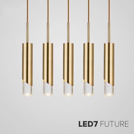 Loft Industry Modern - Gold Tube